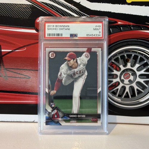 2018 Bowman Shohei Ohtani Los Angeles Angels Rookie #49 PSA 9 Graded