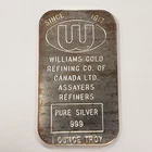 1 oz .999 Silver Bar - Williams Gold Refining of Canada - Vintage - SKU-Q3068