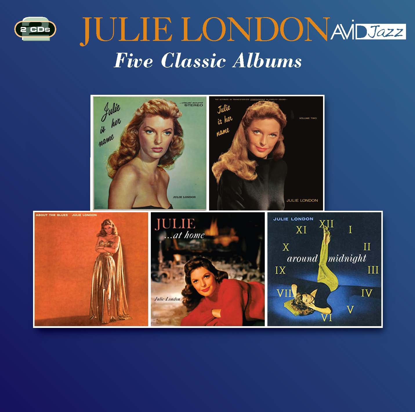 Julie London - Five Classic Albums (Avid Jazz) 2CD Album