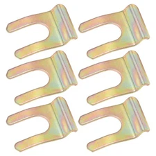  6 Pcs Replacement Hose Clamps Brake Line Iron Holder Heavy Duty Pipe