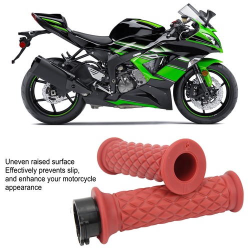 Czerwony 1 para uchwytu motocyklowego 25mm lewy prawy uniwersalny uchwyt przepustnicy - Zdjęcie 16 z 22