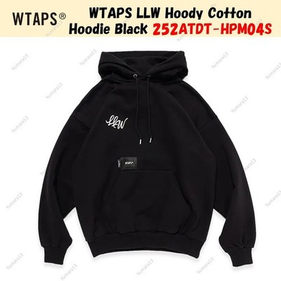 WTAPS LLW Hoody Cotton Hoodie Black 252ATDT-HPM04S