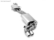 Fox Edelstahl Sportauspuff-Komplettanlage ab Kat Audi V8 D11 4.2l 2x70mm rund