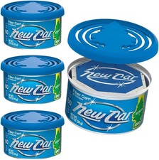 Little Trees Fiber Can Car Air Freshener 4-Pack New Car Scent