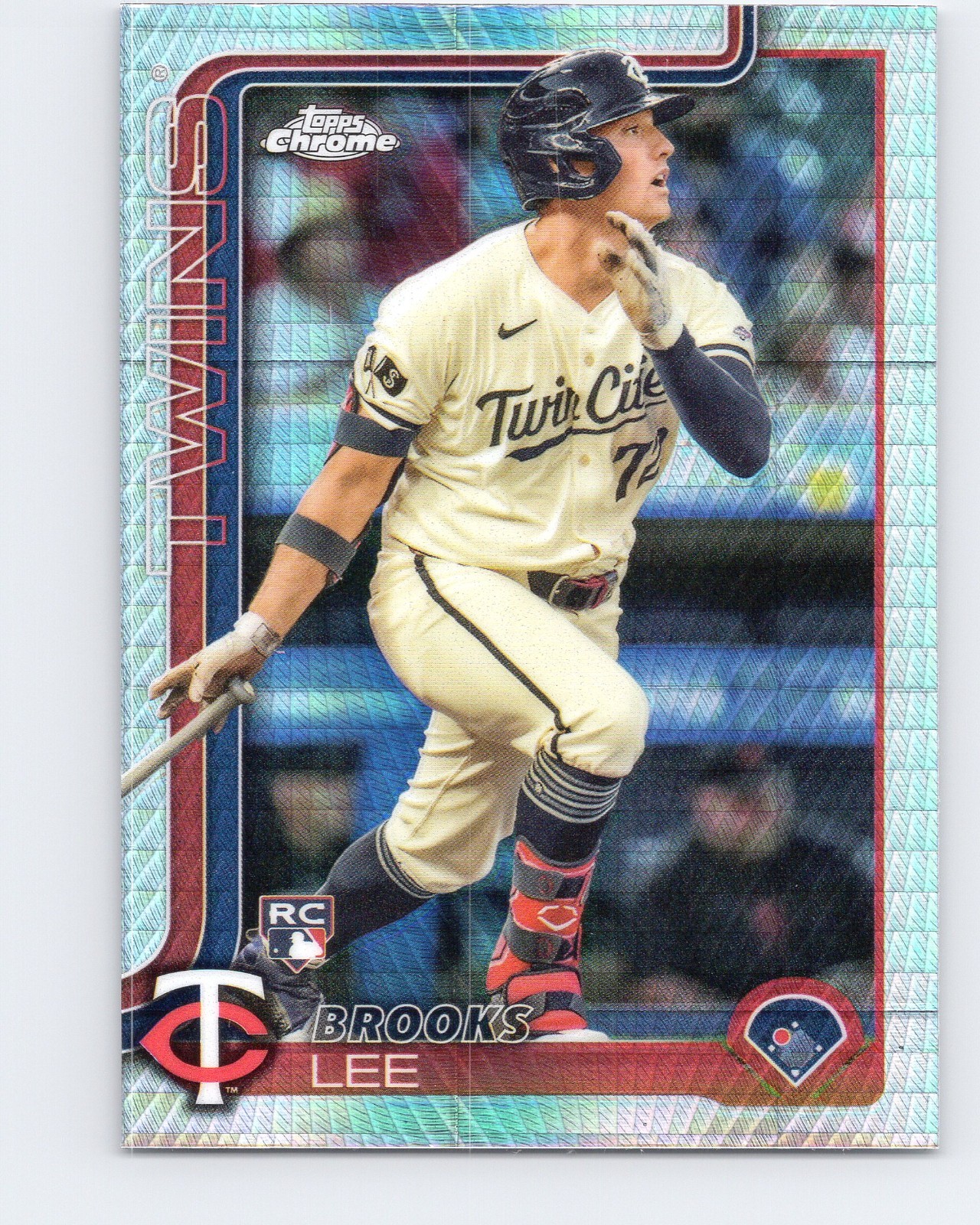 2025 Topps Chrome - Brooks Lee #234 Prism Refractor (RC)