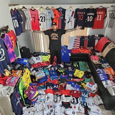 Jordan X PSG Neymar Jr #10 20/21 Authentic Fourth Jersey XXL