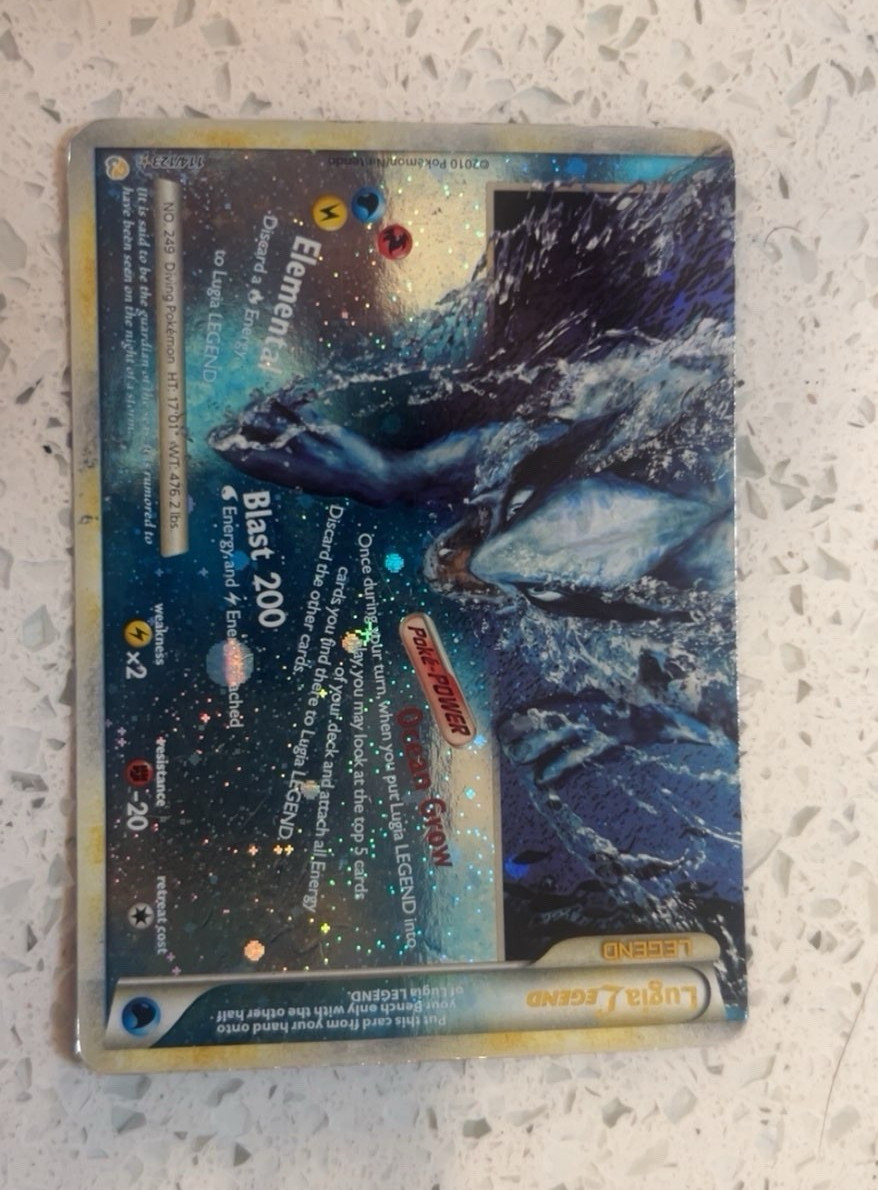 The Pokémon Company Lugia LEGEND Bottom 114/123 HGSS Holo Ultra Rare English