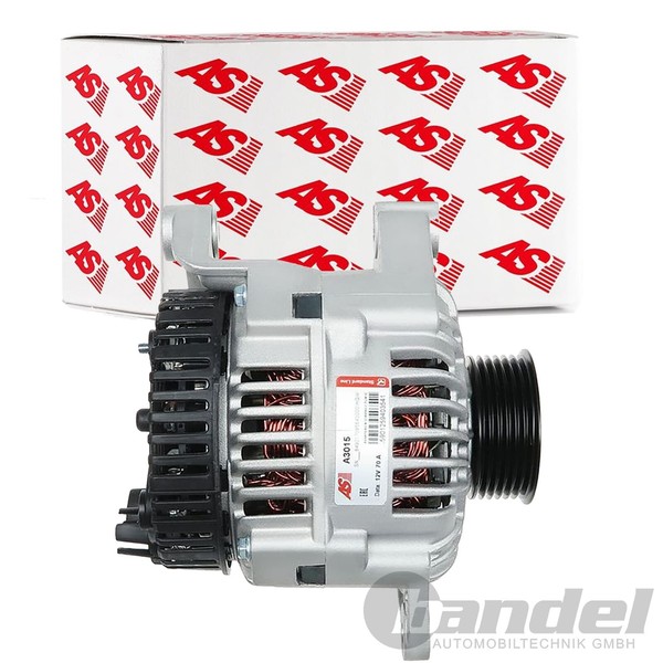 As-Pl Generator Lichtmaschine 70A Passend FüR CitroËN AX Berlingo C4 Evasion-image