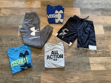 Under Armour Lot Of Youth Boys Clothing Size Large