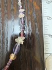 925 STERLING SILVER Working LOCKET 925 GEMSTONE Beaded NECKLACE Toggle Closure — photo 8