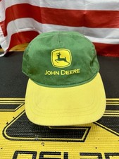 VTG 2005 JOHN DEERE Logo Green Yellow YOUTH Baseball Cap Hat SNAPBACK Adjustable