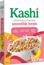 (Free Duty Tax) Breakfast Cereal, Whole Grain, Strawberry Banana Smoothie Loops