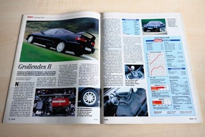 MOT 09/1998 Honda Integra Type R mit 190PS im TEST auf 2 Seiten