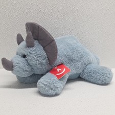 Aurora World Plush Flopsie Blue TRICERATOPS Dinosaur Stuffed Animal Toy NWT