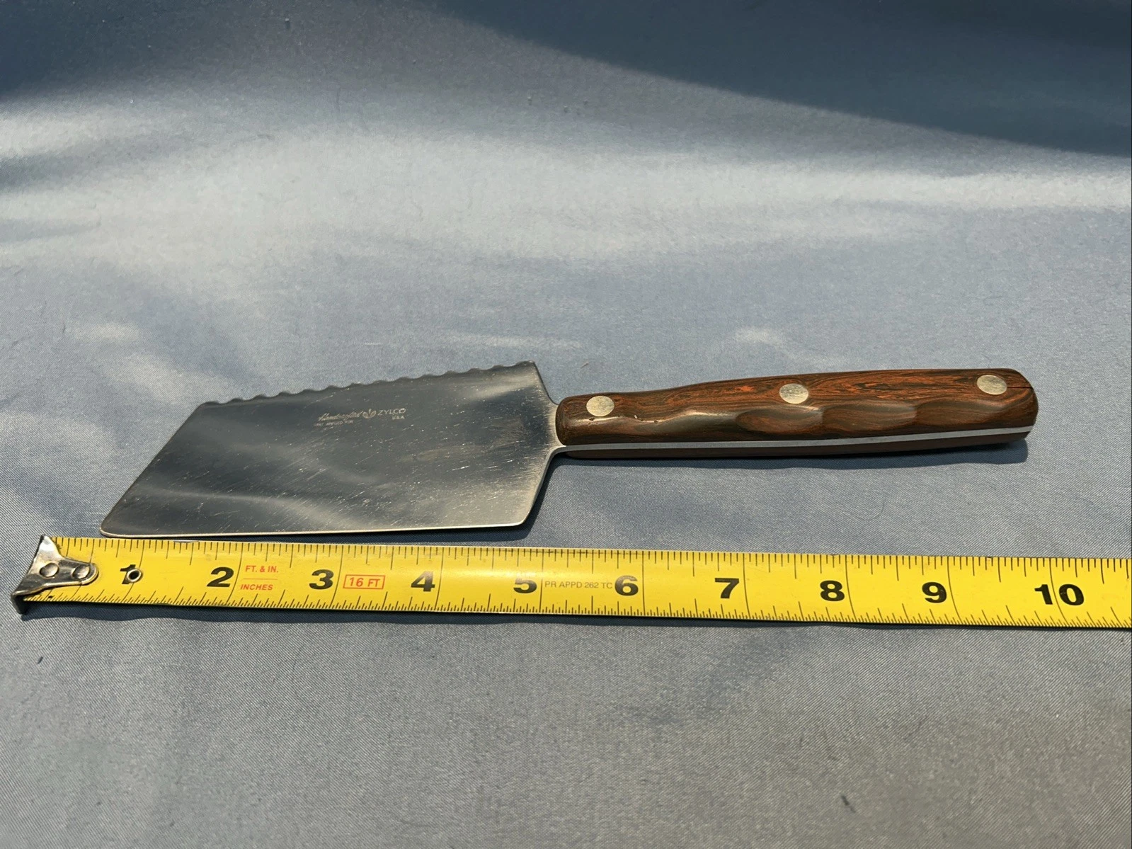 Handcrafted Zylco 4-1/2” 7 Oz Meat Cleaver / Tenderizer USA