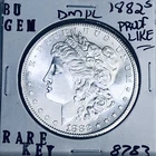 1882 S BU GEM MORGAN SILVER DOLLAR UNC MS+++ U.S. MINT RARE COIN 8783