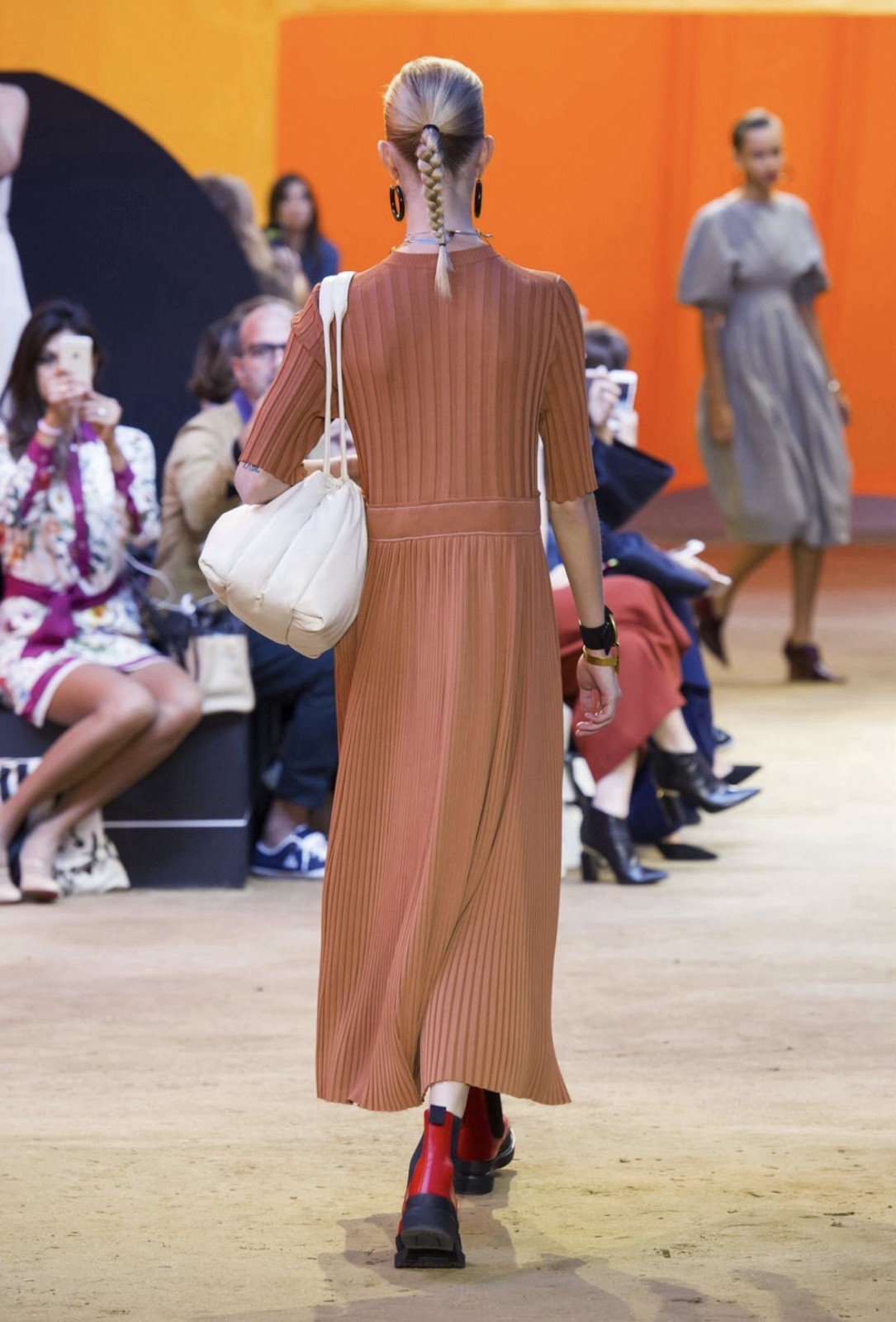 Celine Ribbed Knit Long Dress M Summer 2016 Runway Phoebe Philo image 2