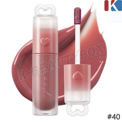 PERIPERA Ink Mood Glowy Tint 4g #40 Glossy Moisturizing Long-Lasting K-Beauty