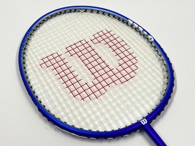 Wilson Badminton Titanium Ti Power Racket & Matching Case Blue
