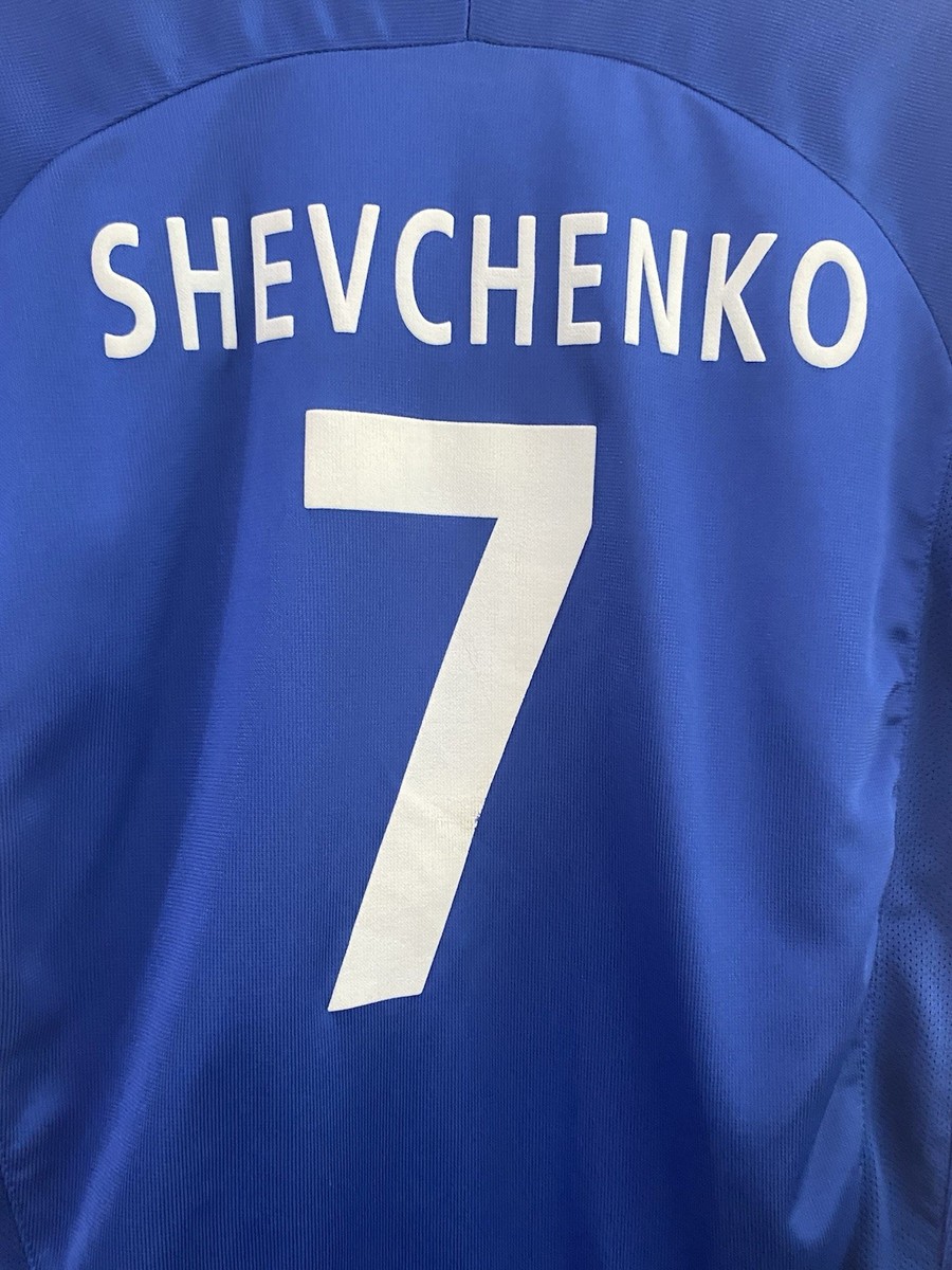 Chelsea FC 2006–2008 Home Soccer Jersey, Shevchenko #7 Men's Size