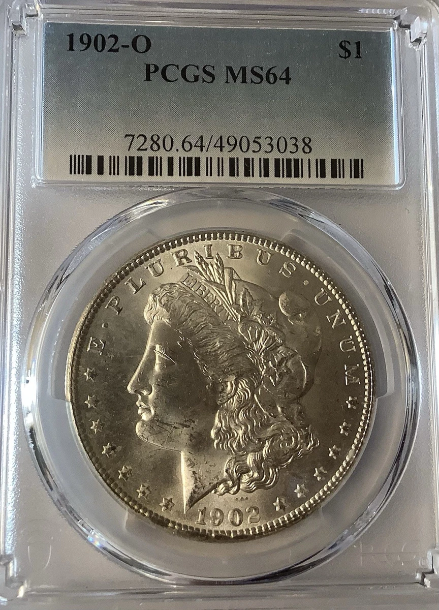 MS 63 Graded 1902 Year Morgan US Dollars (1878-1921) for sale | eBay