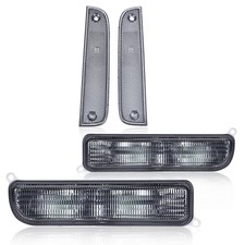 DEPO Clear Corner Lights + Bumper Signal Lights For 1997-2001 Jeep Cherokee XJ