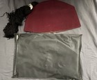 Vintage Oleika Mtn. Shriners Club Fez Hat Maroon Wool Felt Gold Emblem W/ Case — photo 3