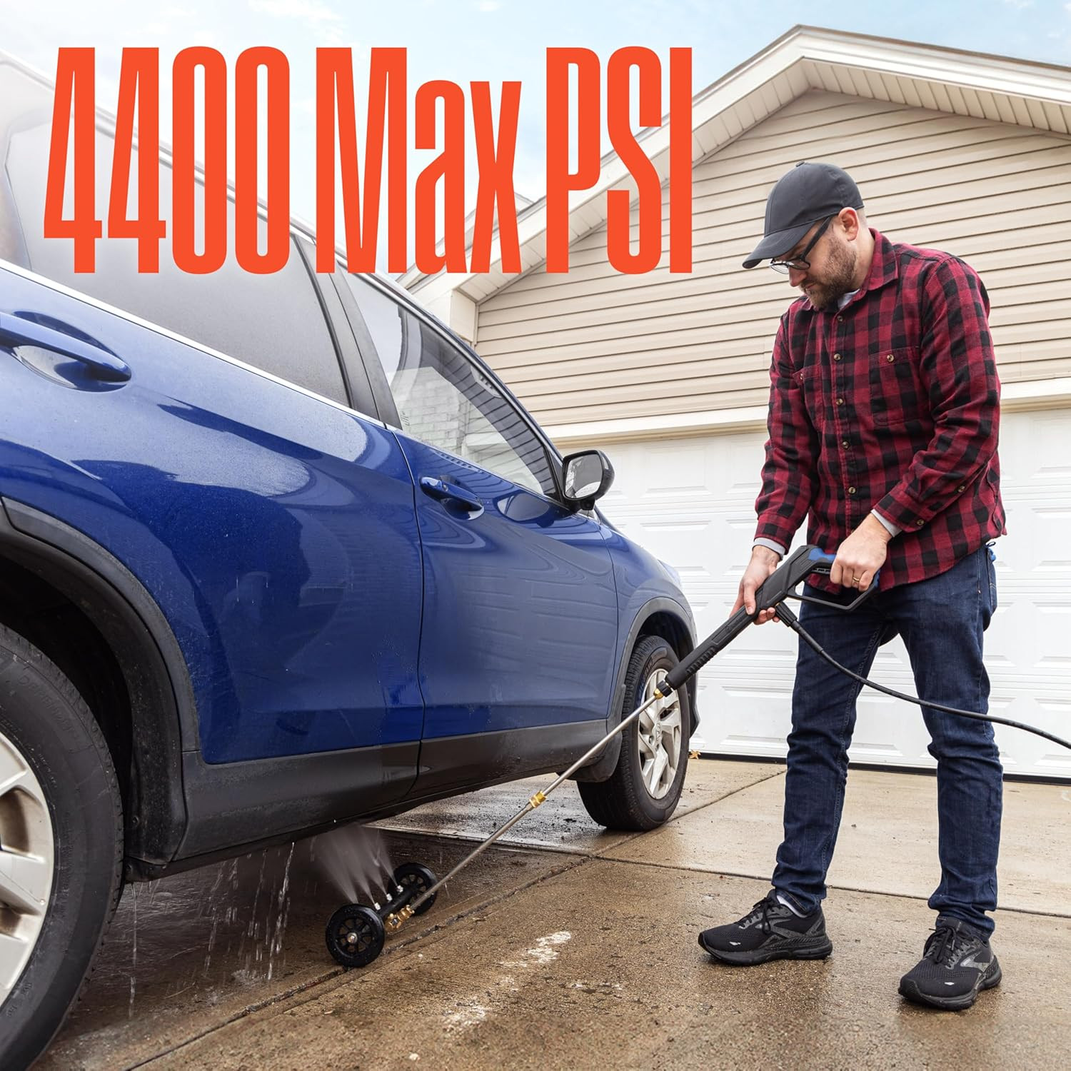 Westinghouse Universal 16" Pressure Washer Undercarriage Cleaner and Water Broom