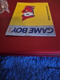 YOSHI NINTENDO GAME BOY MANUAL FOLLETO DE INSTRUCCIONES 1991 nes video super mario