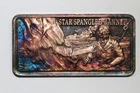 1973 1oz 999 Silver Bar Hamilton Mint Star Spangled Banner Nice Toning (NUM9495)