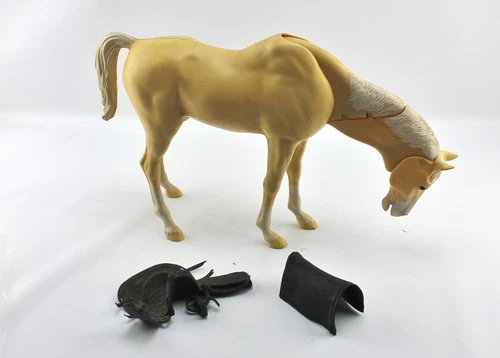 Vintage Marx Palomino Tan Nodding Head Horse 1973