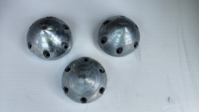 Lot Of 3 USA Mil Spec Propeller Prop Nut Zinc Anode 83-ZIN-4B - CBOX