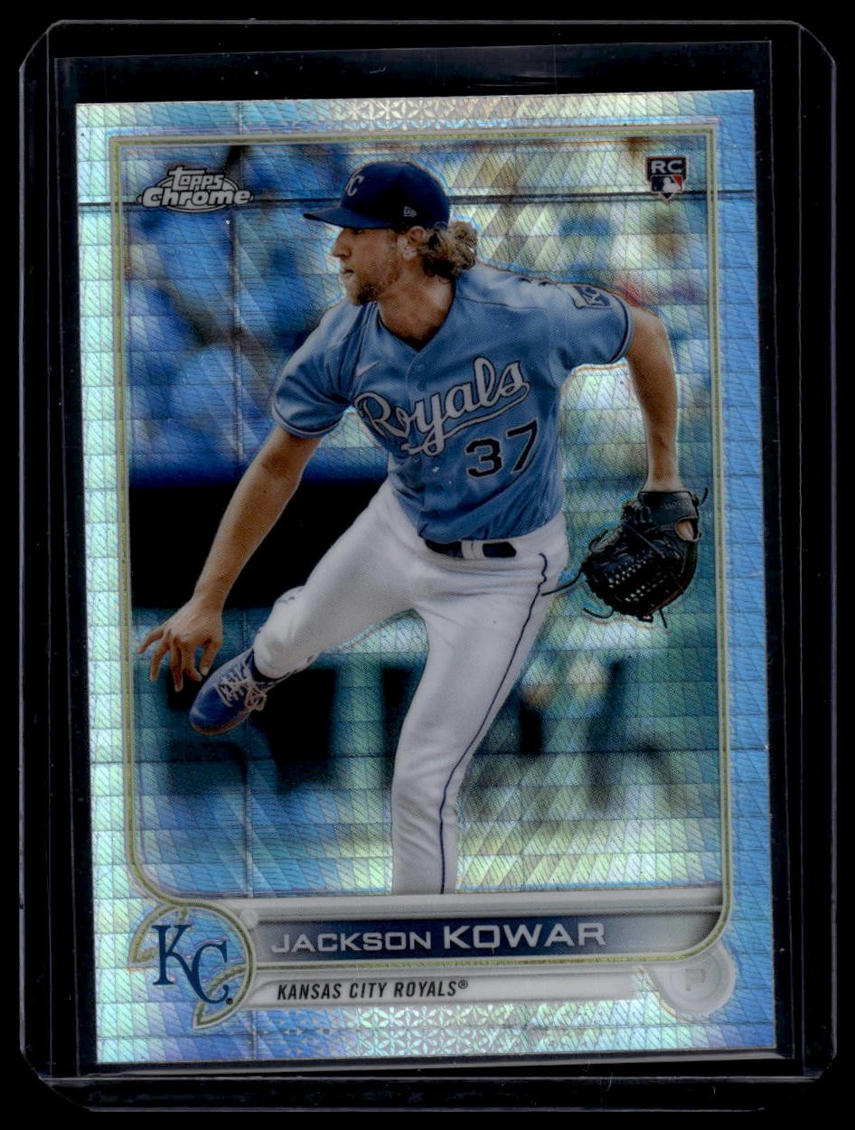 2022 Topps Chrome #188 Jackson Kowar Prism Refractor