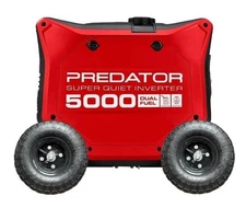 IMPROVED WHEEL KIT - FITS PREDATOR 5000 GENERATOR (Steel Axle Upgrade, Best!)