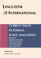 Luka Szucsich (U. A.) | Current Issues In Formal Slavic Linguistics | Buch