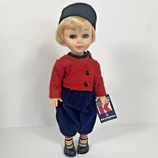 Kehagias Vintage Boy Doll 1970s Blonde Dutch Made in Greece Sleepy Eyes Complete