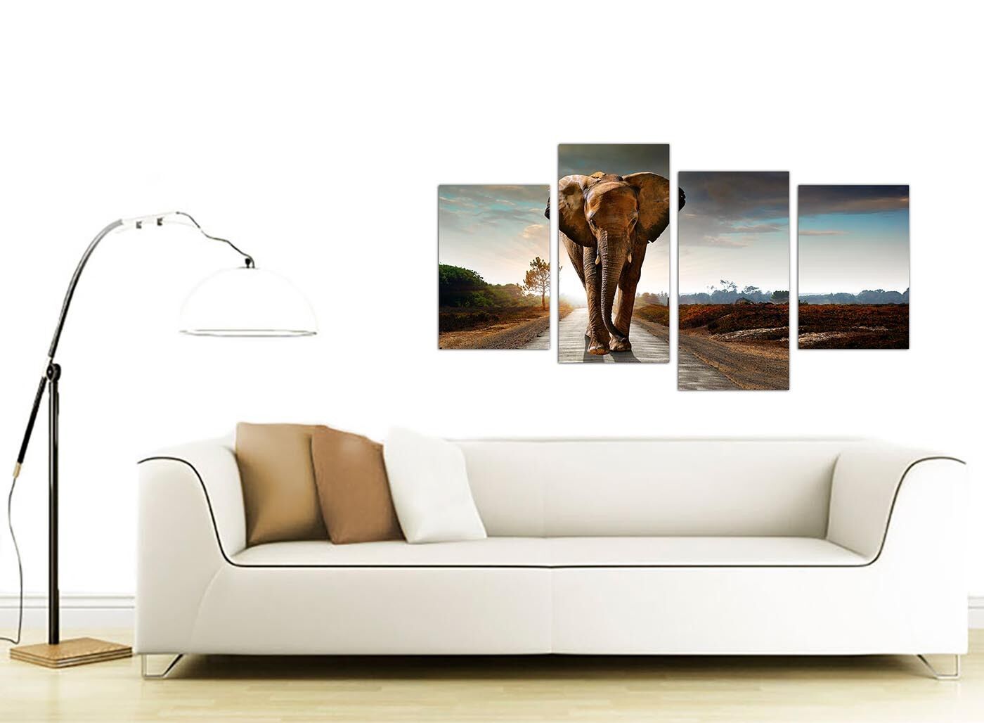 Elephant Canvas Art Prints African Wildlife Canvases For Living