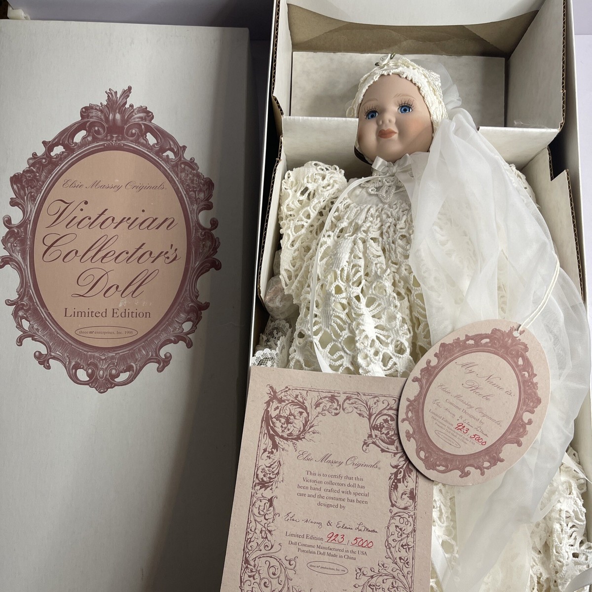 Elsie Massey Originals Victorian Collector's Doll Limited Elsie Massey Originals Victorian Collector's Doll Limited