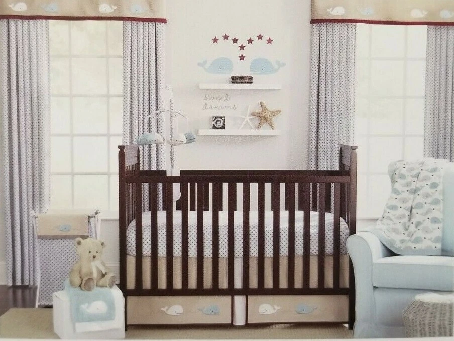 3 pc Wendy Bellissimo Snug Harbor Nursery Crib Bedding Set NIP
Opens in a new window or tab