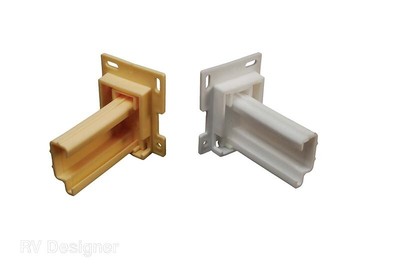 RV Designer 20-1774 Drawer Slide Socket; Used To Support Side Mounted Drawer Sli