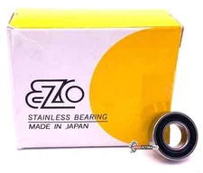 EZO Japan S688 2RS Stainless Steel Ball Bearing, Rubber Shielded 8x16x5 mm