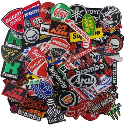 A Pair Of Motor Car Racing Patches Sew / Iron On Badges Mercedes-Benz (a) - Foto 10