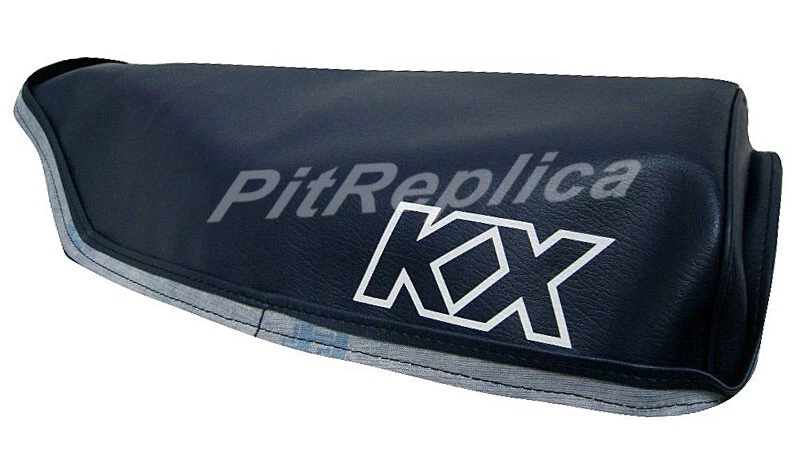 [A316] KAWASAKI KX80 E1/E2/E3 1983 1984 1985 *AZUL* FUNDA ASIENTO [KVEEA] Foto 2 de 4