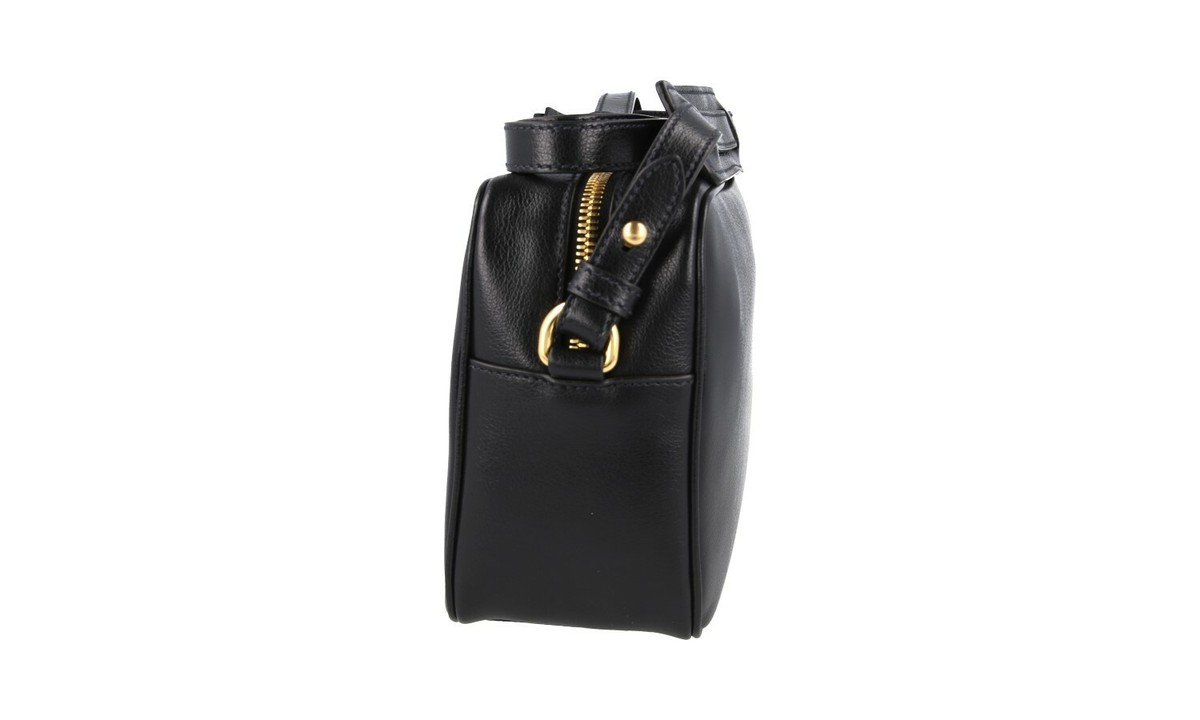 PRADA ショルダーバッグ 1BH089 UCW F0002【ランク:A】 AUTH LUXURY PRADA SHOULDER BAG HANDBAG 1BH089 BLACK LEATHER