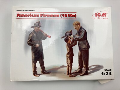 (ICM24005) - ICM 1:24 - American Firemen (1910's) 3 Figs