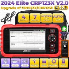 2024 LAUNCH CRP123X V2.0 OBD2 Engine ABS SRS 4 Systems Diagnostic Scanner Tool