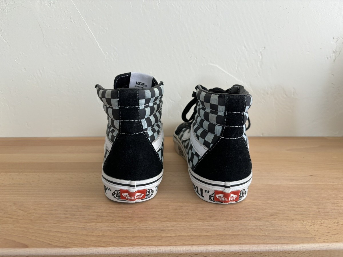VANS Sk8-Hi Reissue SE Bikes Big Ripper Black Blue Checkers  display picture 2