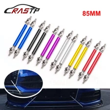 85mm Stainless steel Front Bumper Protector Lip Rod Splitter Strut Support Rod
