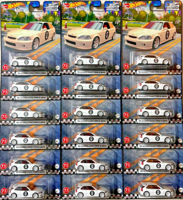 2023 Hot Wheels Premium Boulevard '99 Honda Civic Type R Real
