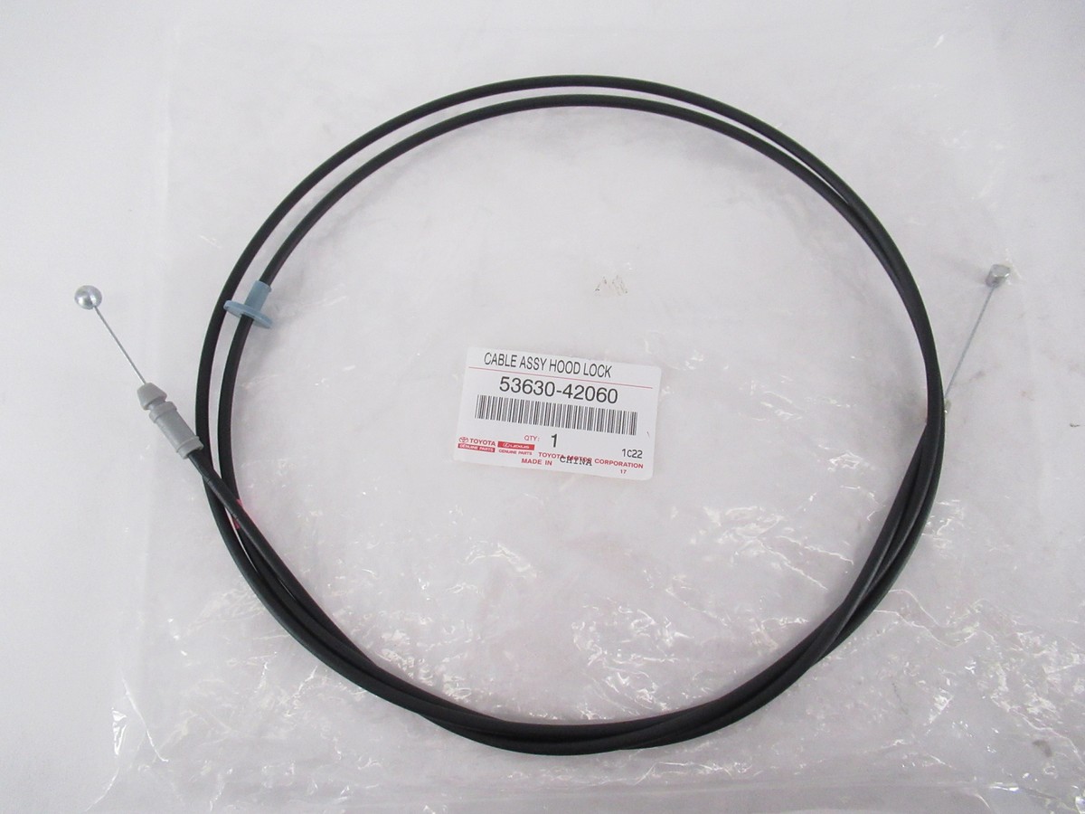 Genuine OEM Toyota 53630-42060 Hood Lock Release Cable Assy 2001